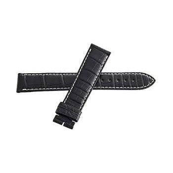 LONGINES collection MASTERCOLLECTION, bracelet alligator noir largeur 19 mm