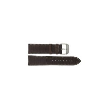 TISSOT, bracelet référence T610031126  marron façon alligator largeur 20 mm