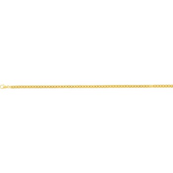 Bracelet or jaune 750 /°° mailles bismarck largeur 3,10 mm