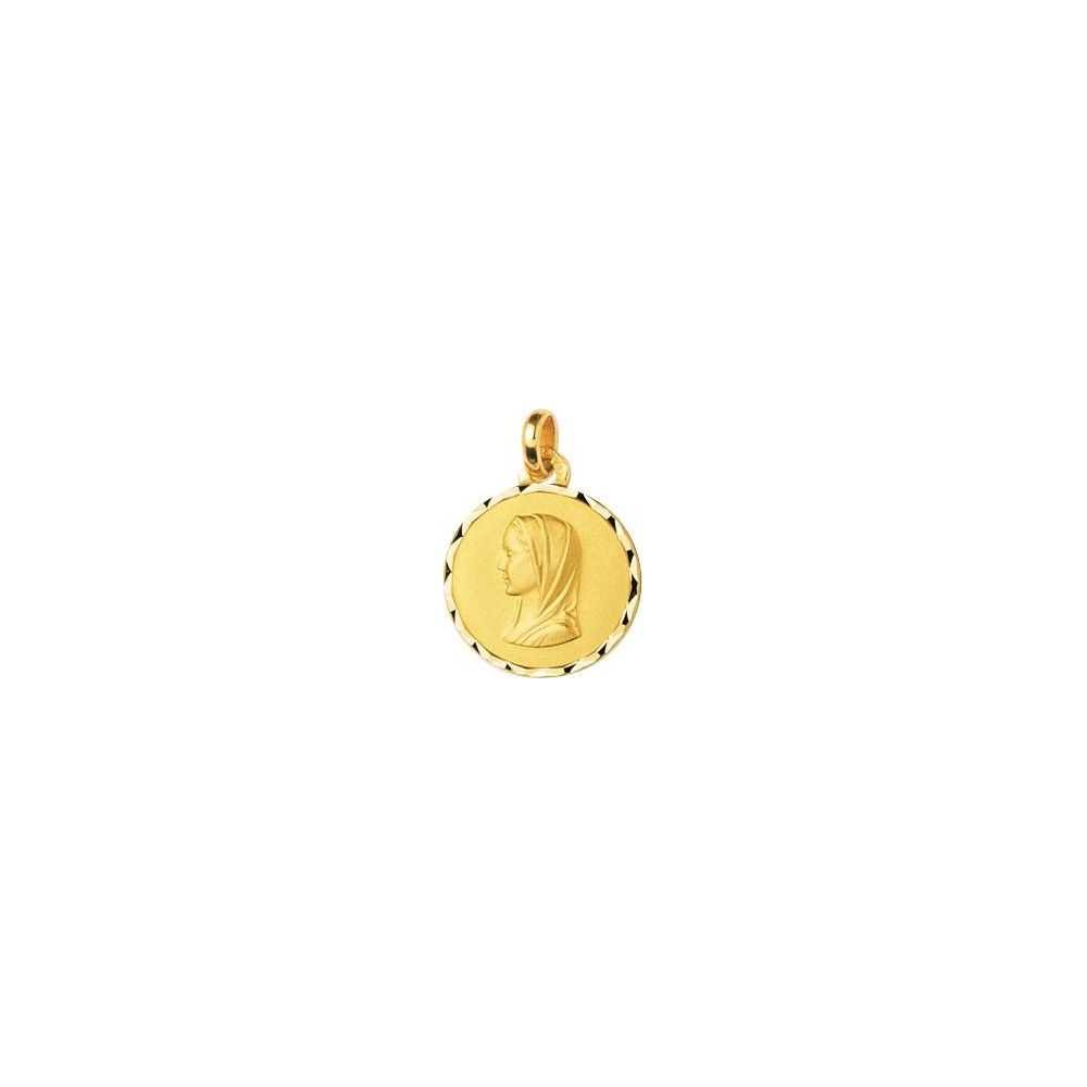 Médaille Vierge or jaune 750 /°°