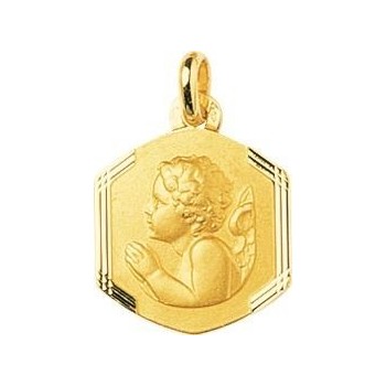 Médaille DANIEL Ange or jaune 750 /°° dimensions 21 mm x 15 mm