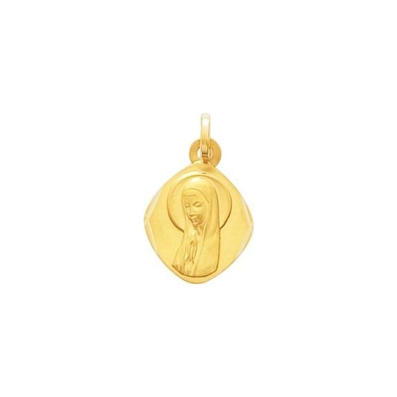 Médaille Vierge CATHERINE  or jaune 750/°° dimensions 13 mm x 15 mm