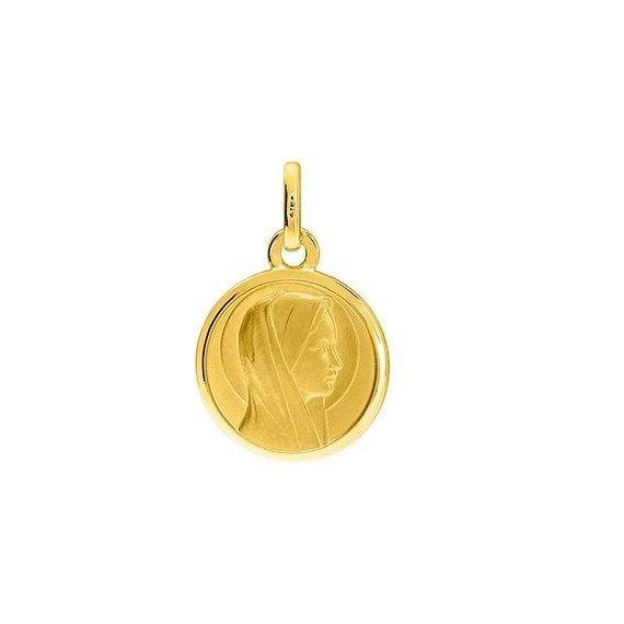 Médaille Vierge ALESSANDRA or jaune 750/°° diamètre 16 mm