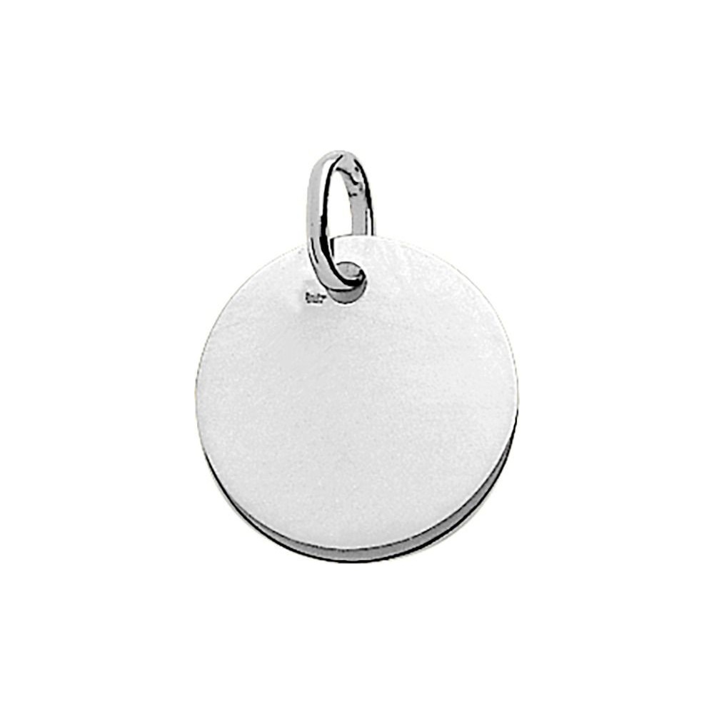 Médaille BAHIA or blanc 750 /°° jeton plané épais diamètre 16 mm