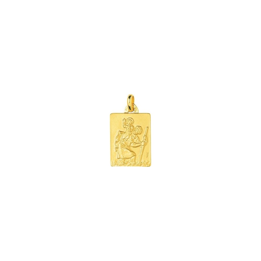Médaille Saint Christophe ARNAUD or jaune 750 /°°