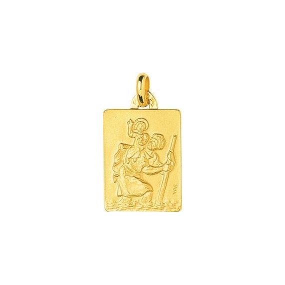 Médaille Saint Christophe ARNAUD or jaune 750 /°°