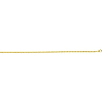 Bracelet SPIGOLA  or jaune 750 /°° mailles spiga diamètre 2,4 mm