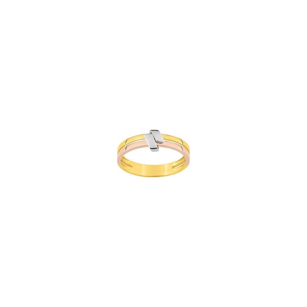 Bague ANNELISE or jaune or rose or blanc 750 /°°
