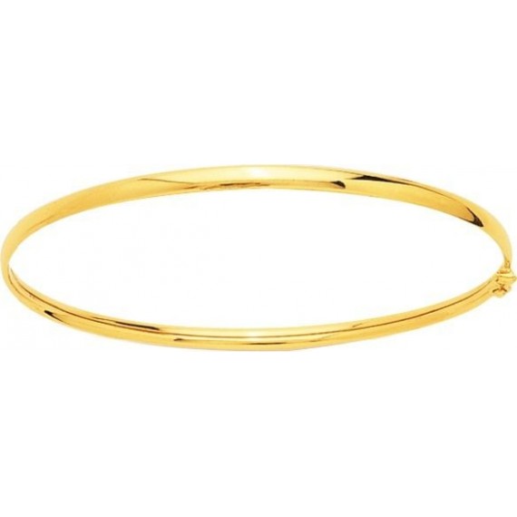 Bracelet MALO or jaune 750 /°° jonc flexible 750/°° largeur 3 mm