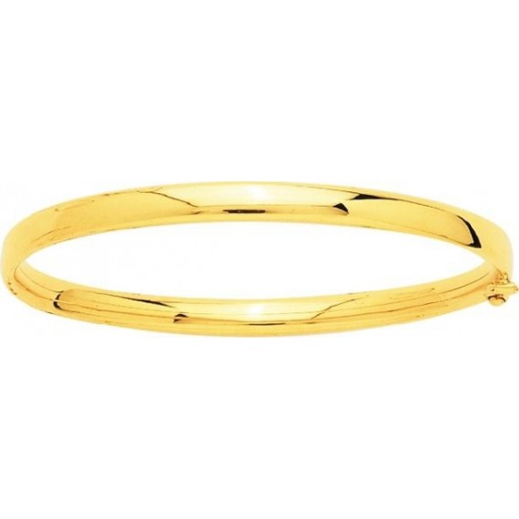 Bracelet MALO or jaune 750 /°° jonc flexible  largeur 5 mm