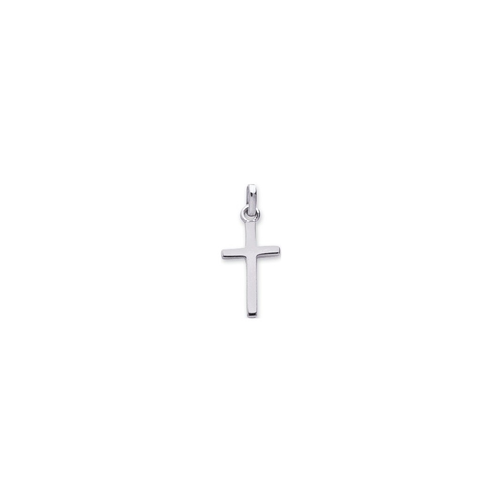 Croix ONDINE or blanc 750 /°° dimensions 22 mm x 10 mm