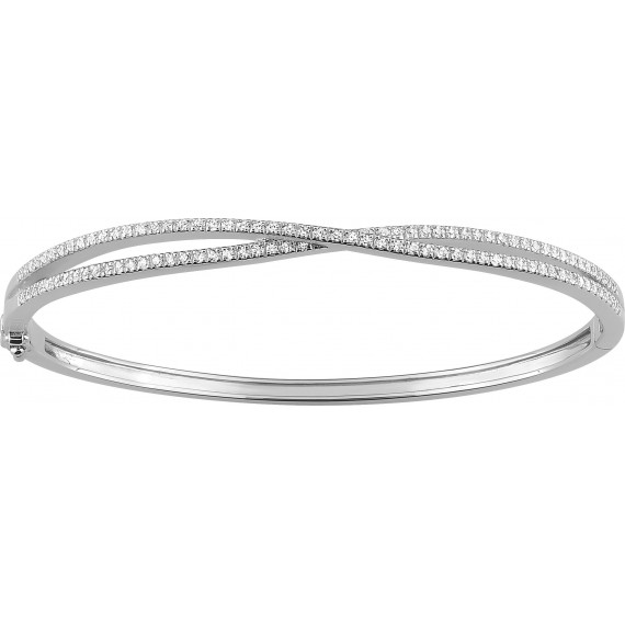 Bracelet OBSESSION or blanc 750 /°° diamants 0,75 carat