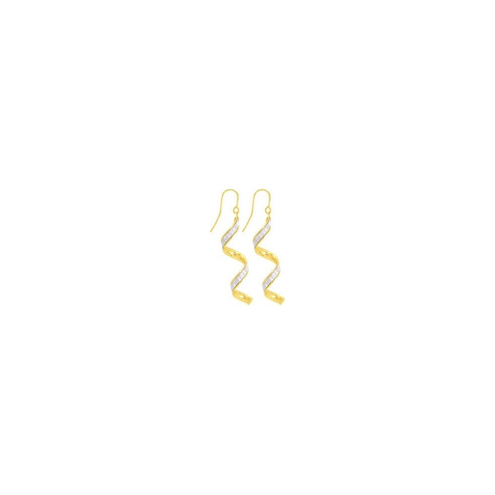 Boucles d'oreilles PARADISO or jaune 750 /°° pendants