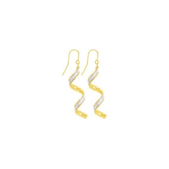 Boucles d'oreilles PARADISO or jaune 750 /°° pendants