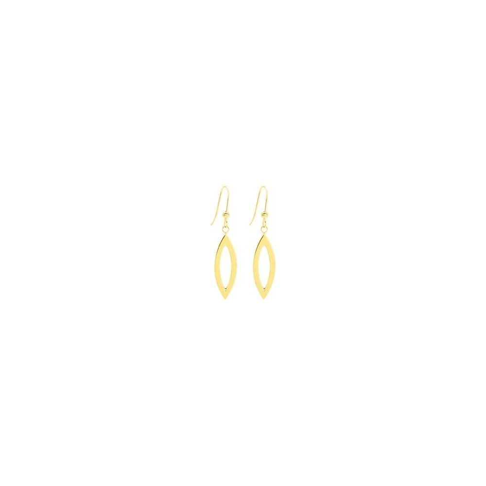 Boucles d'oreilles GALAXIE or jaune 750 /°° pendants