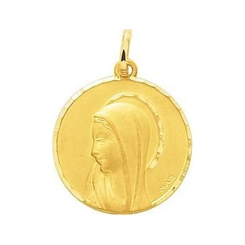 Médaille Vierge SYLVIE or jaune 750 /°° dimensions 16 mm x 14 mm