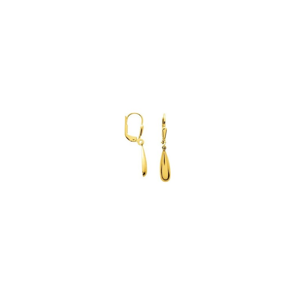 Boucles d'oreilles SIDOINE or jaune 750 /°° pendants