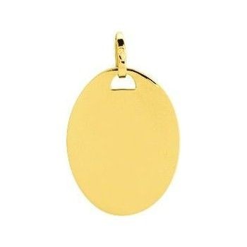 Médaille EDWIDGE or jaune 750 /°° dimensions 13 mm x 23 mm