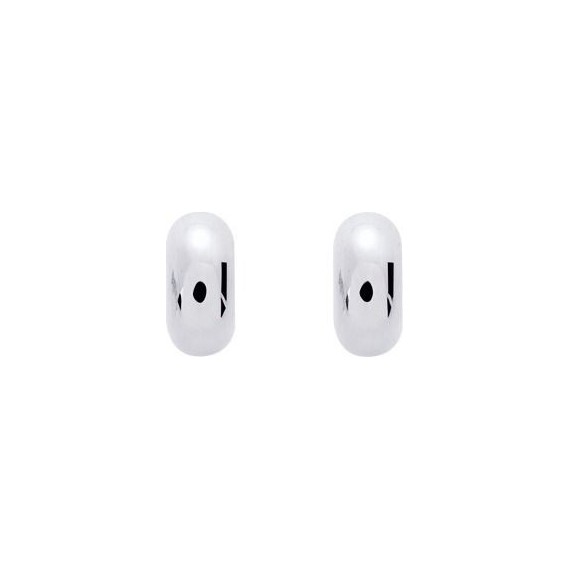 Boucles d'oreilles ANGELINA or blanc 750 /°° électroformées
