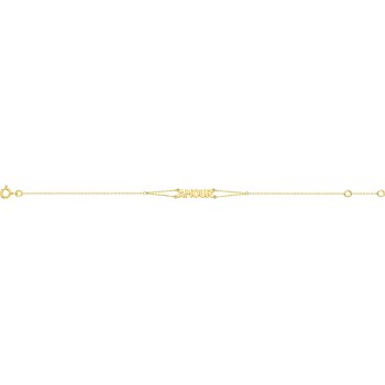 Bracelet LUCE or jaune 750/°°
