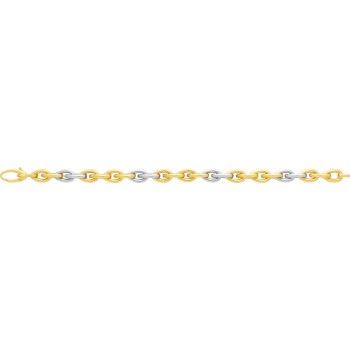 Bracelet GALEA or jaune or blanc 750 /°°