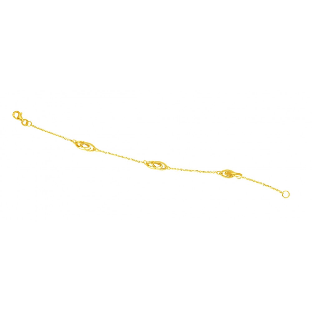Bracelet EMMA or jaune 750 /°°