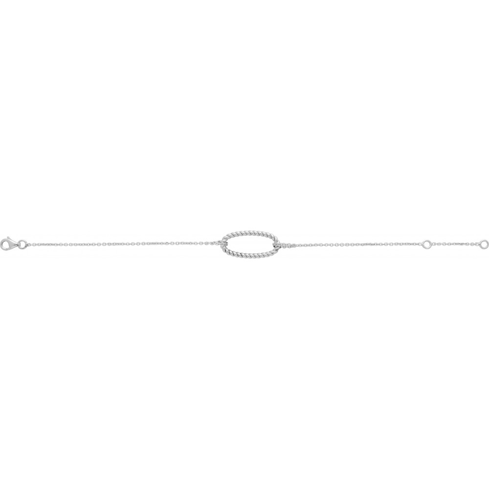 Bracelet OLIVINE or blanc 750 /°°