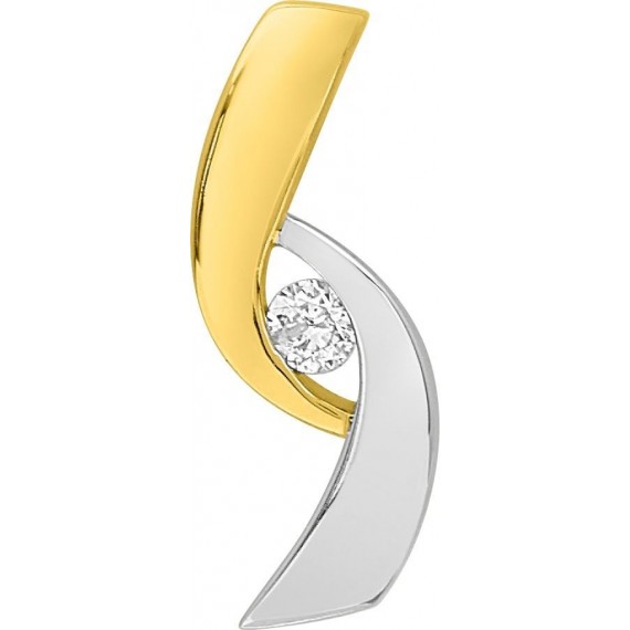 Pendentif OANA or jaune 750 /°° diamant 0,04 carat
