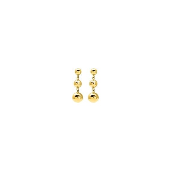 Boucles d'oreilles MISS pendants or jaune 750 /°°