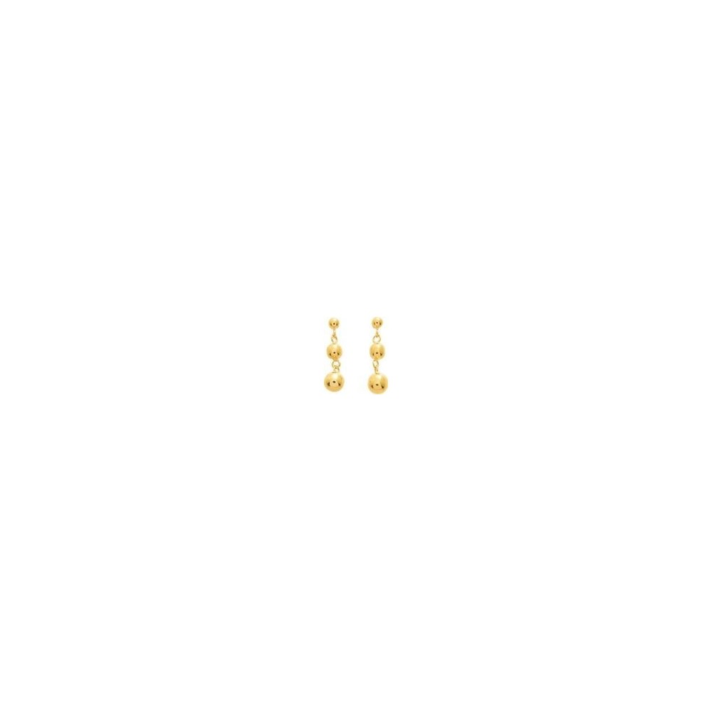 Boucles d'oreilles MISS pendants or jaune 750 /°°