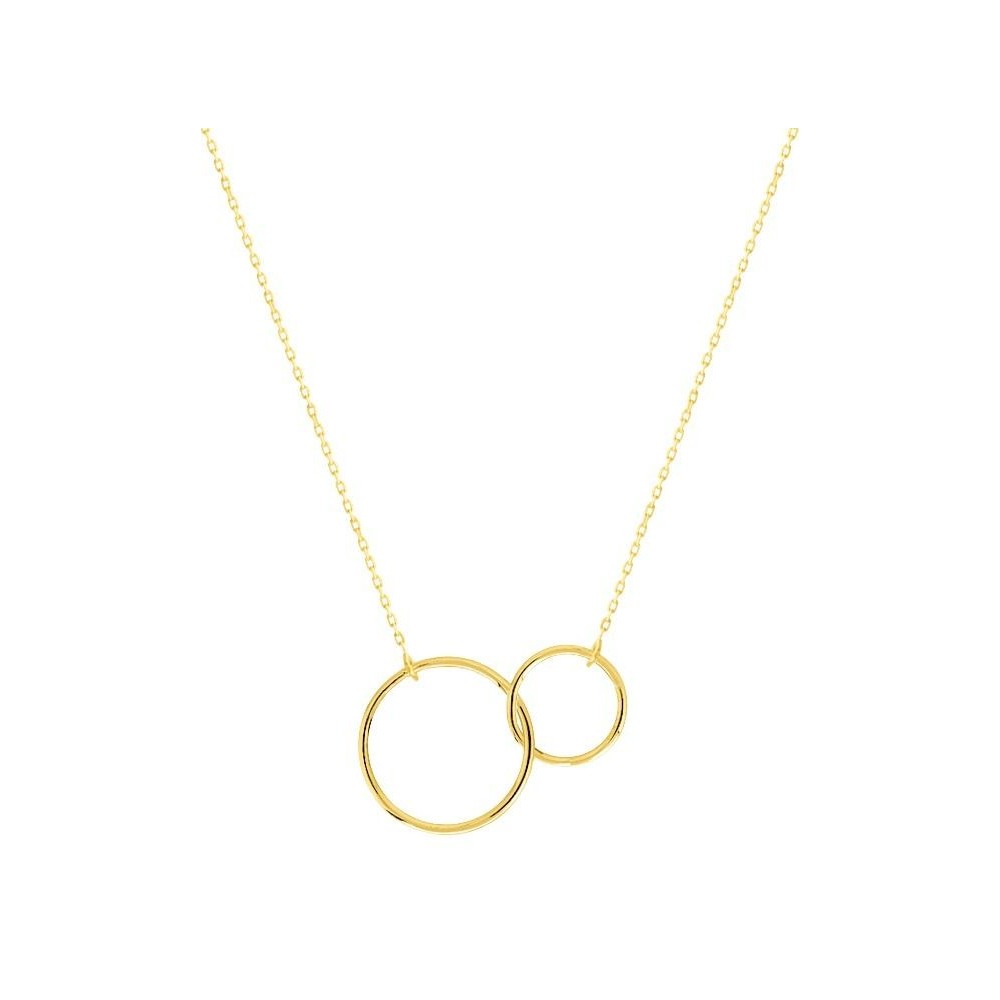 Collier JOYEUSE or jaune 750 /°° simple anneau