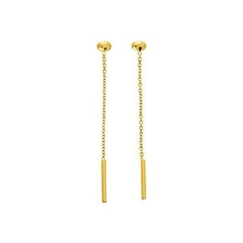 Boucles d'oreilles BEAUREGARD pendants or jaune 750 /°°