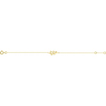 Bracelet VALREAS or jaune 750 /°° brindille