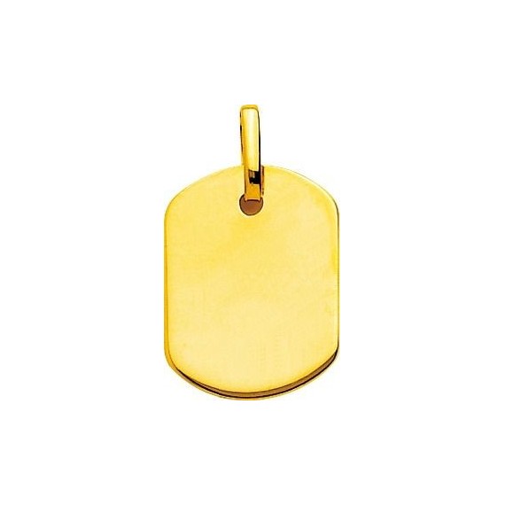 Pendentif JASON or jaune 750 /°° dimensions 20 mm x 15 mm