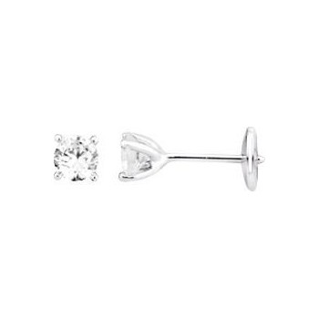 Boucles d'oreilles MONTICELLO diamants Extra-Blanc 0,60 carat
