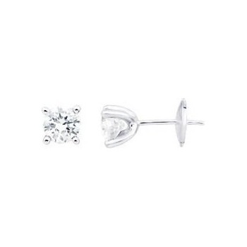 Boucles d'oreilles MONTICELLO diamants Extra-Blanc 1 carat