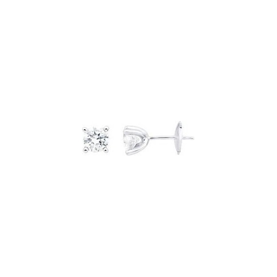 Boucles d'oreilles MONTICELLO diamants Extra-Blanc 1 carat