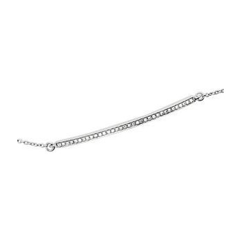 Bracelet CASTILLE or blanc 750 /°° diamants 0,10 carat
