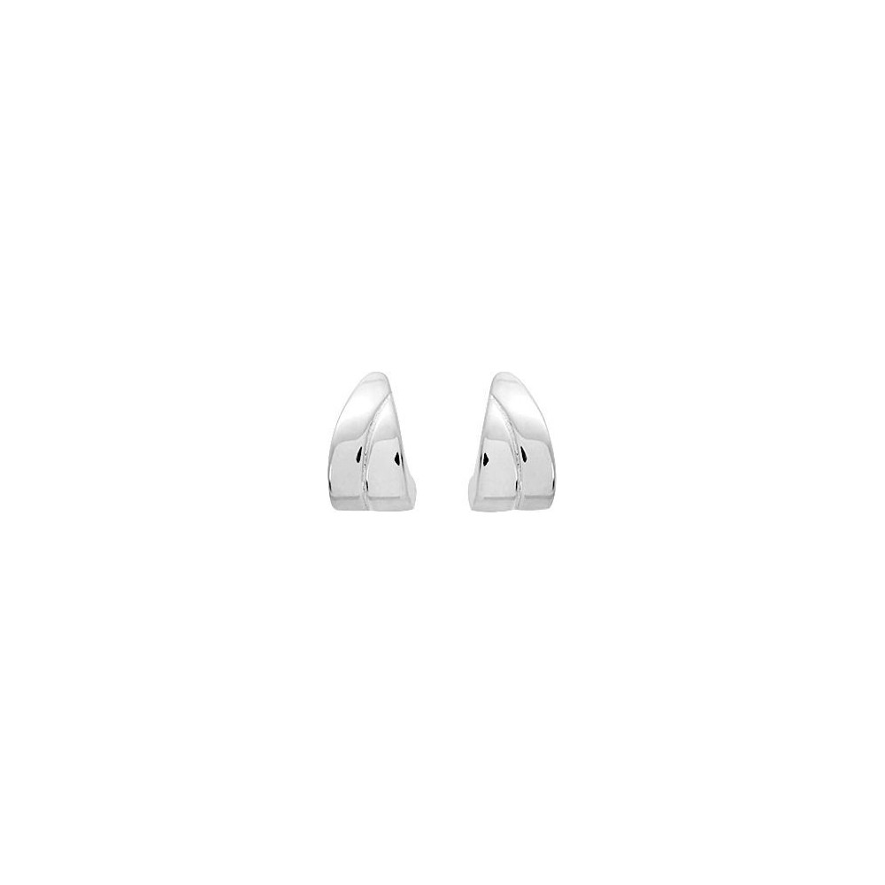 Boucles d'oreilles NOEMIE or blanc 750 /°°