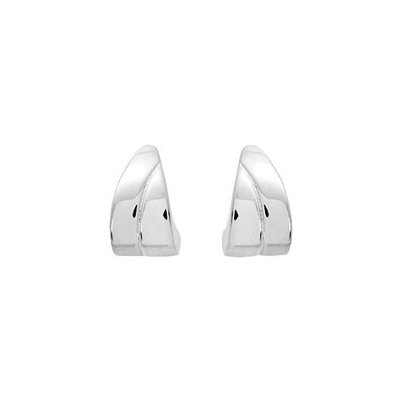 Boucles d'oreilles NOEMIE or blanc 750 /°°