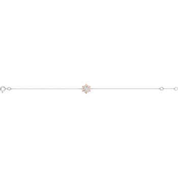 Bracelet LUBERON or blanc or rose 750 /°° diamants 0,05 carat