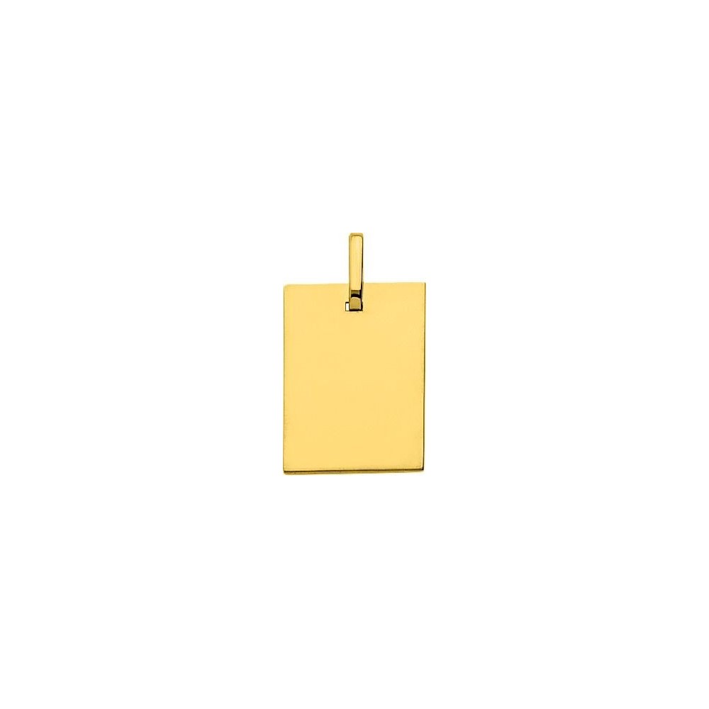 Pendentif MENELAS or jaune 750 /°° dimensions 19 mm x 15 mm