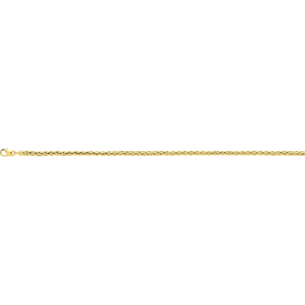 Bracelet PALMIER or jaune 750 /°° diamètre 3mm