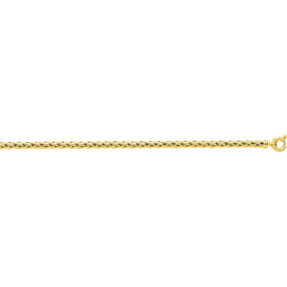 Bracelet PALMIER or jaune 750/°° diamètre 6 mm