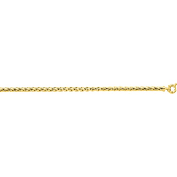 Bracelet PALMIER or jaune 750/°° diamètre 6 mm
