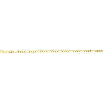 Bracelet MIKE  or jaune 750 /°° mailles alternées 1+3 largeur 3 mm