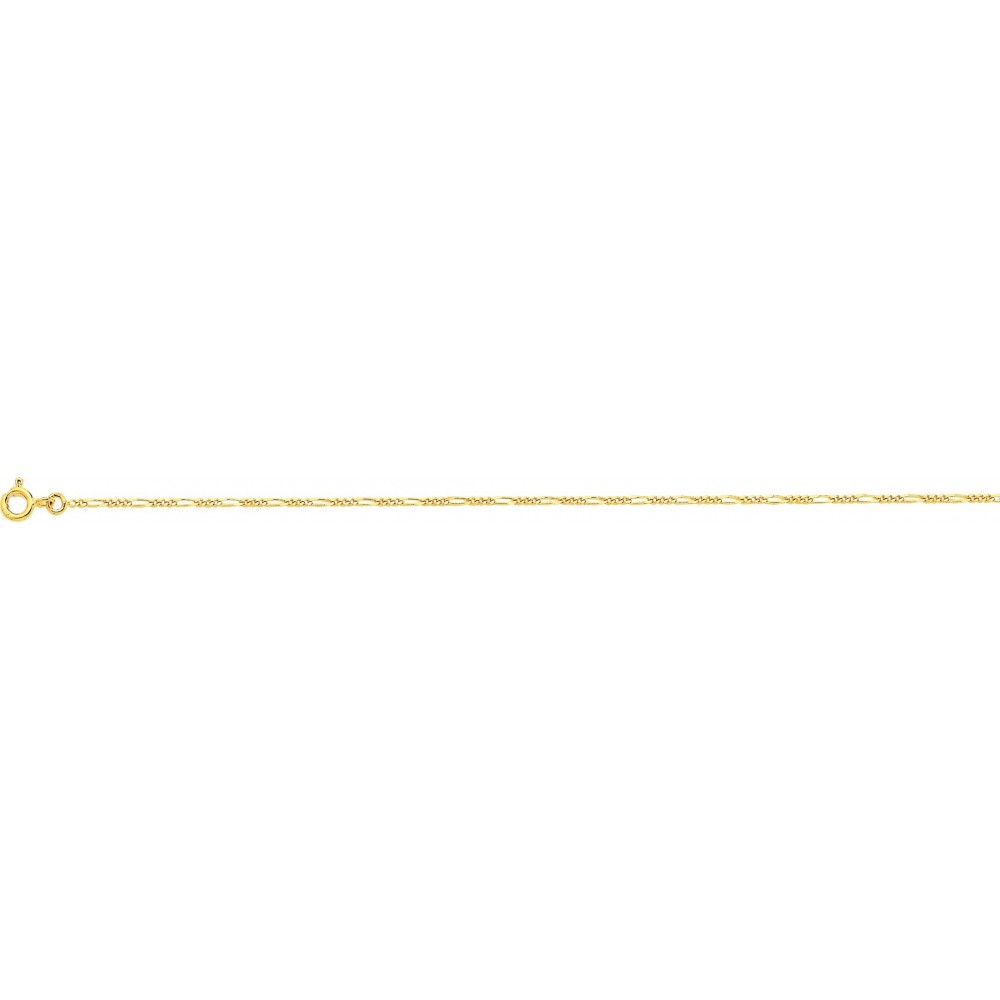 Bracelet MIKE or jaune 750 /°° mailles alternées 1+3 largeur 1.4 mm