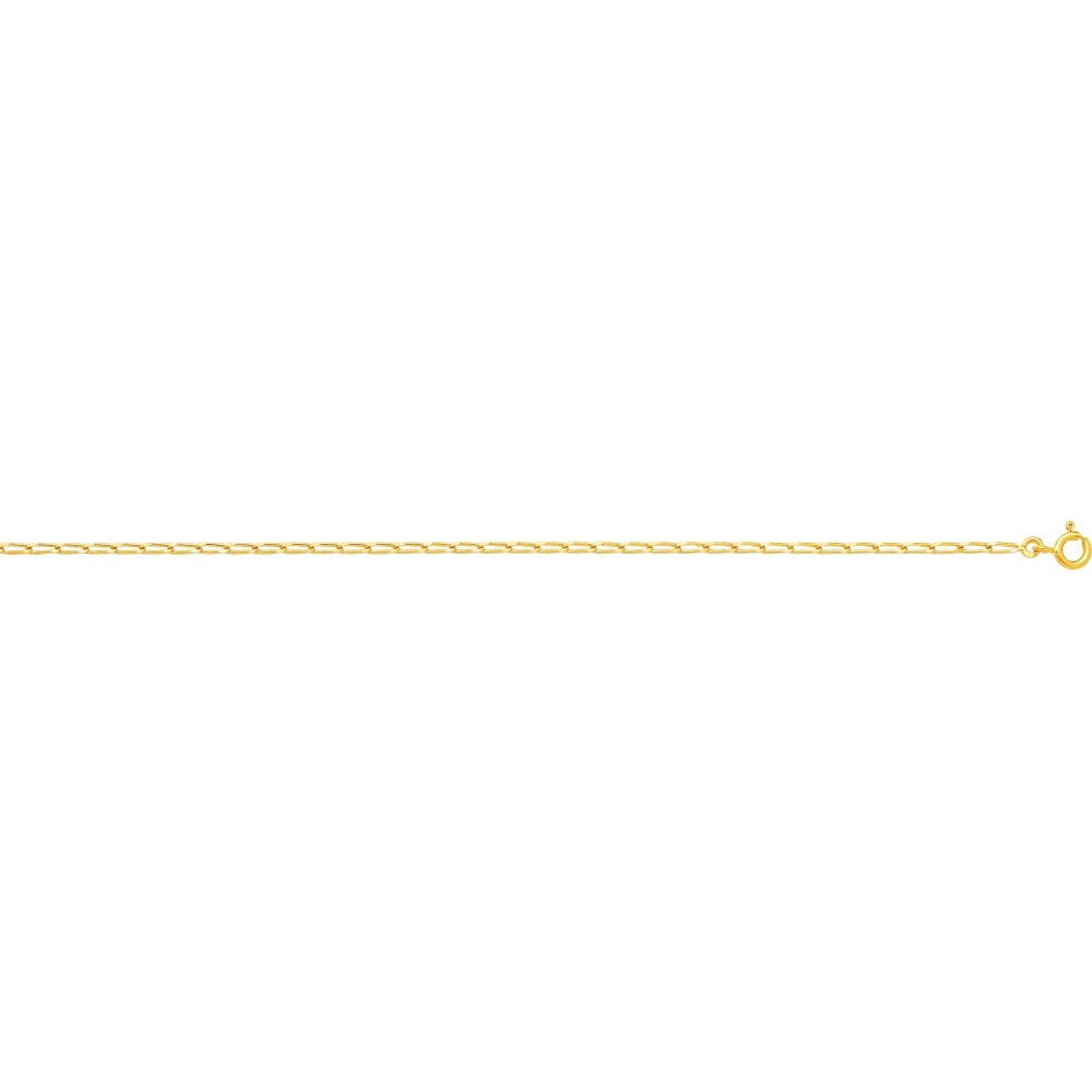 Bracelet CHEVAL  or jaune 750 /°° mailles cheval largeur 1.7 mm