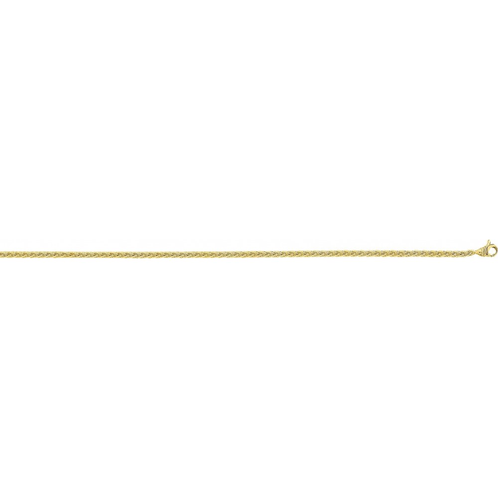 Bracelet SPIGA orjaune 750 /°° diamètre 2,4 mm