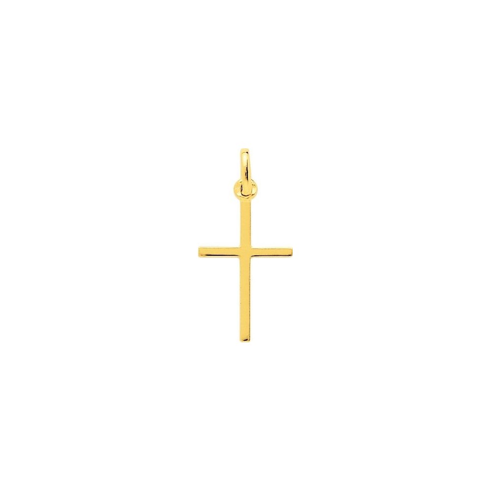 Croix DARINE or jaune 750 /°° dimensions 28 mm x 13 mm